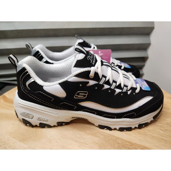 Skechers D'Lites Biggest Fan Sneakers – Women’s 11 Wide Fit Memory Foam - Picture 2 of 12